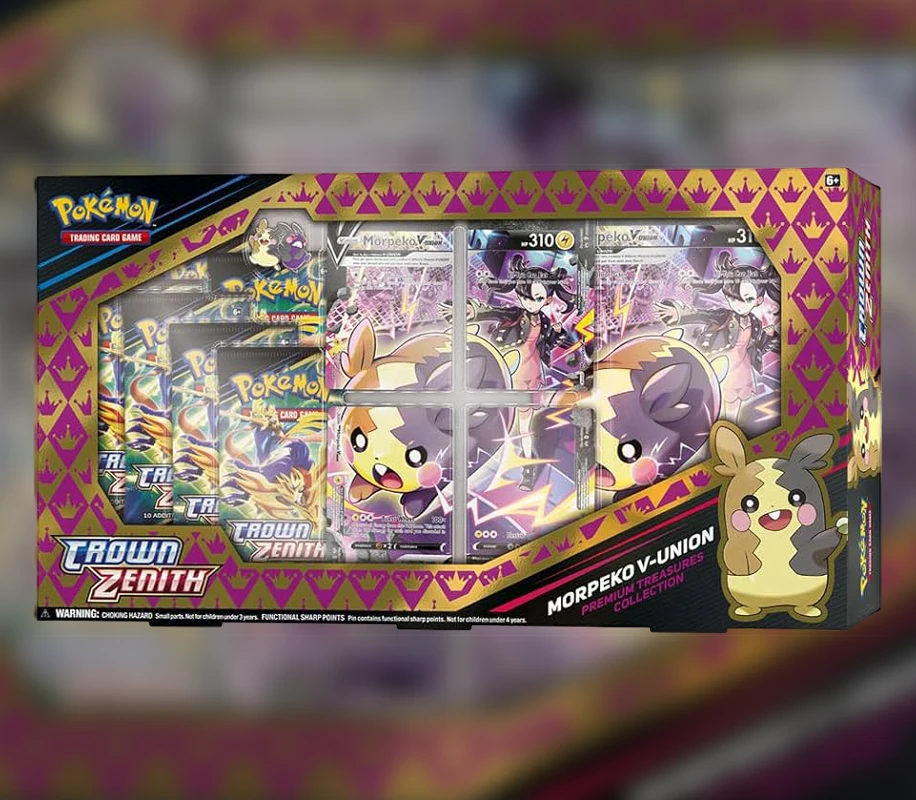 Pokemon Crown Zenith Premium Treasures Collection Morpeko V UNION