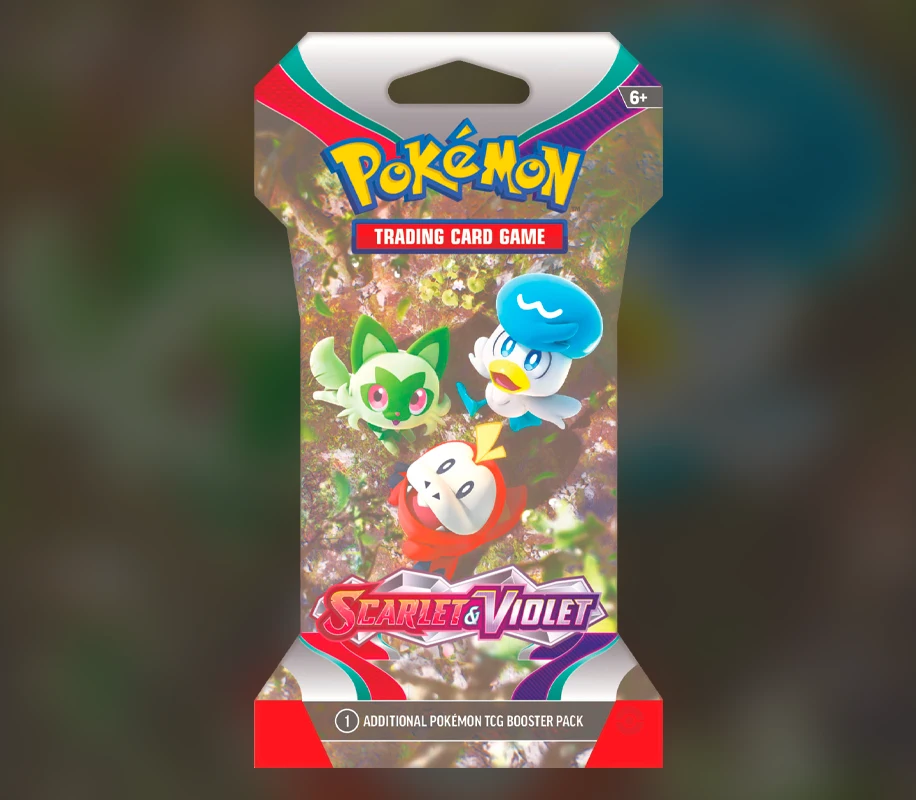 Pokemon Scarlet and Violet Sleeved Booster 2