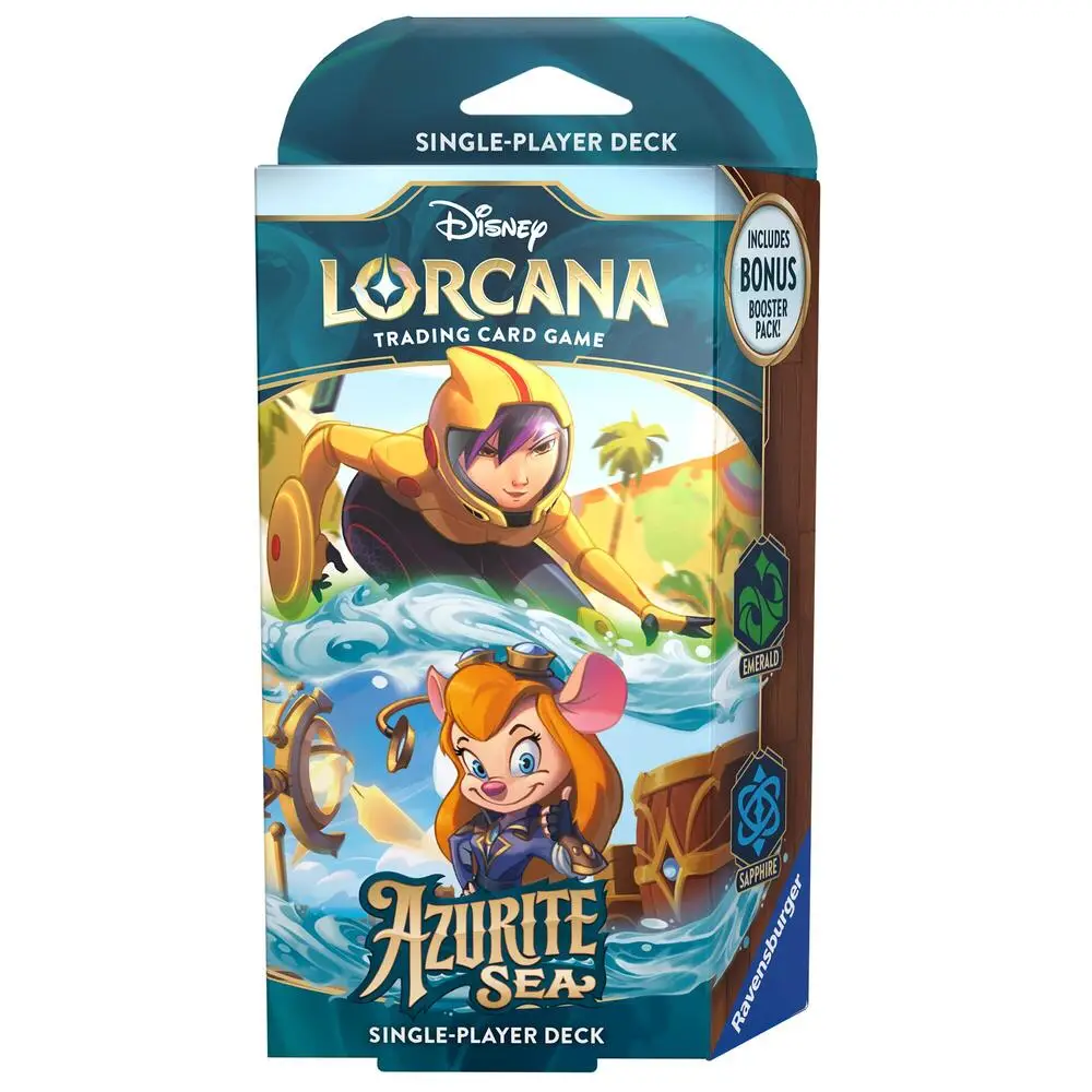 Lorcana Azurite Sea Emerald Sapphire Starter Deck webp