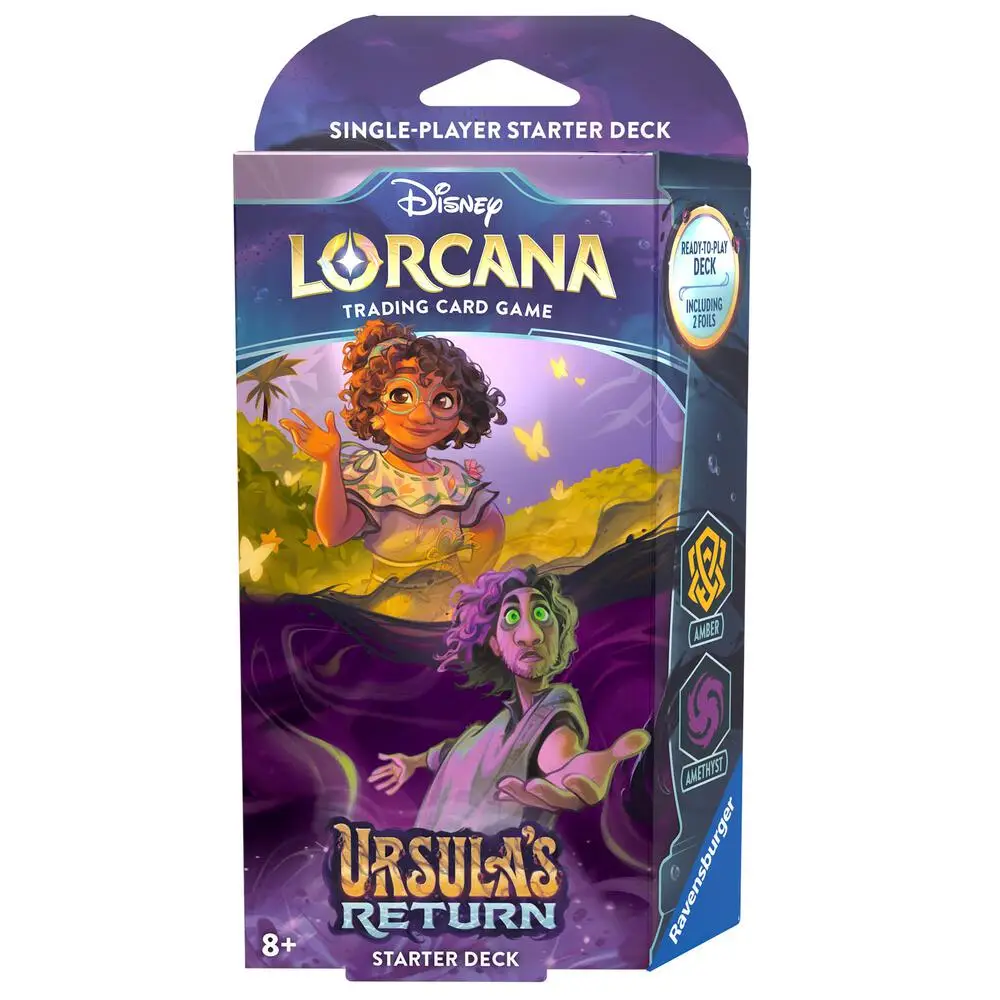 Lorcana Ursulas Return Starter Deck Amber Amethyst webp