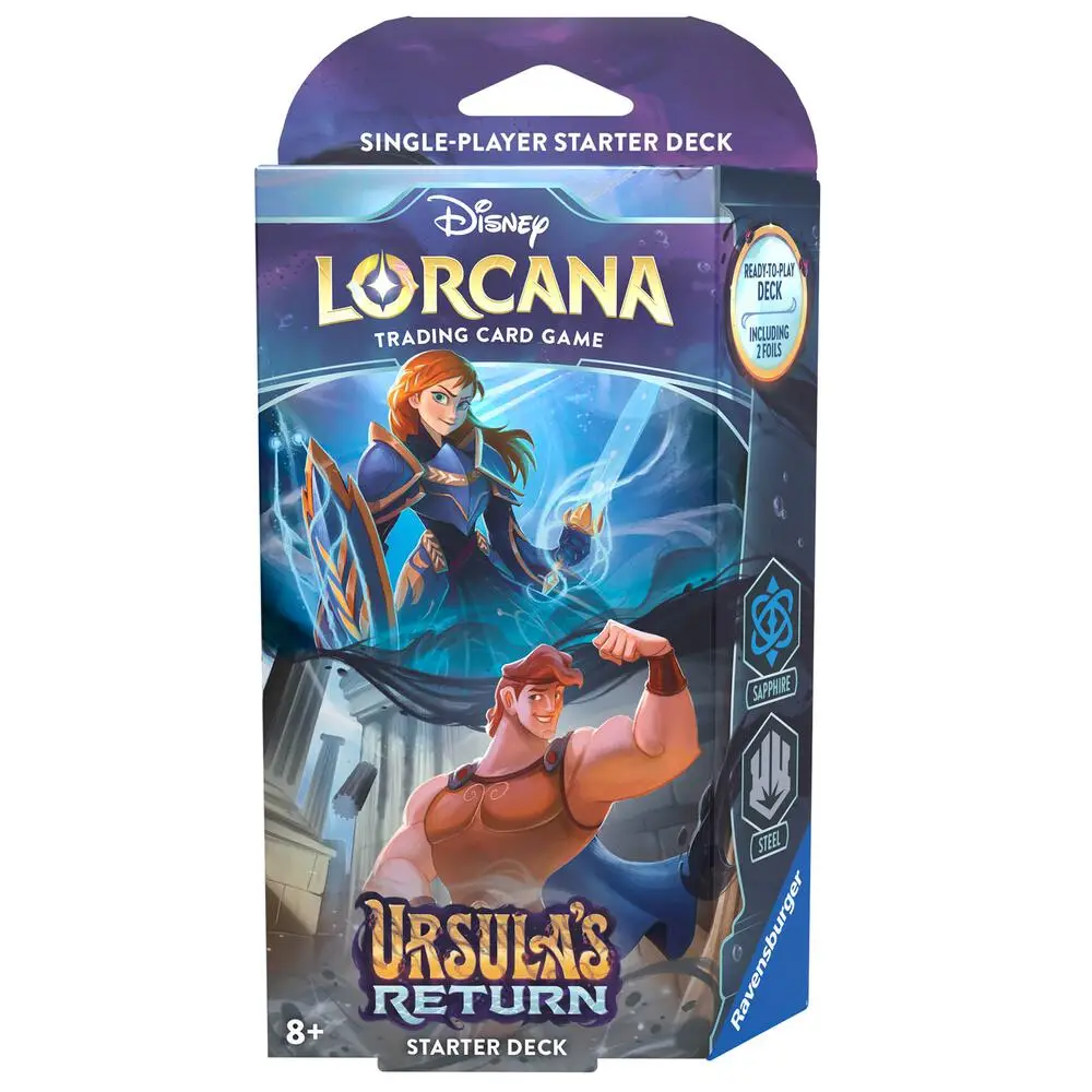 Lorcana Ursulas Return Starter Deck Sapphire Steel webp
