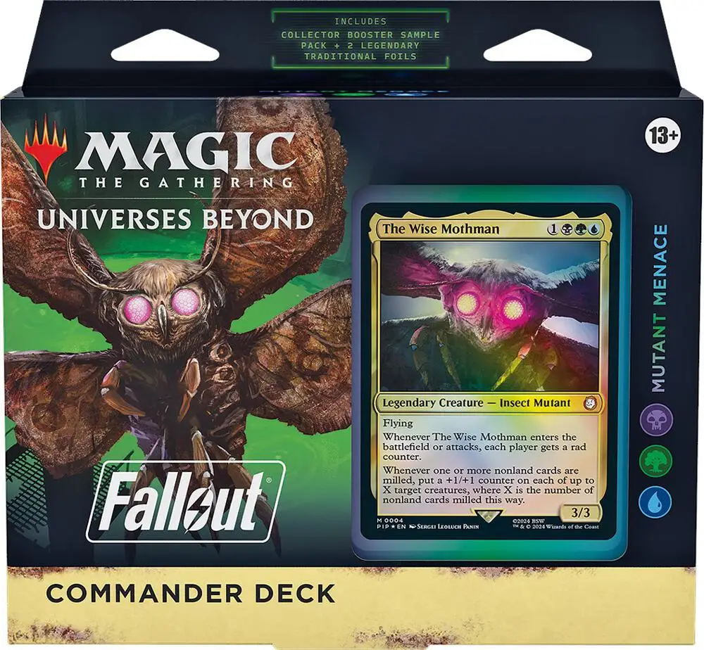 Magic The Gathering Mutant Menace Fallout Commander Deck webp