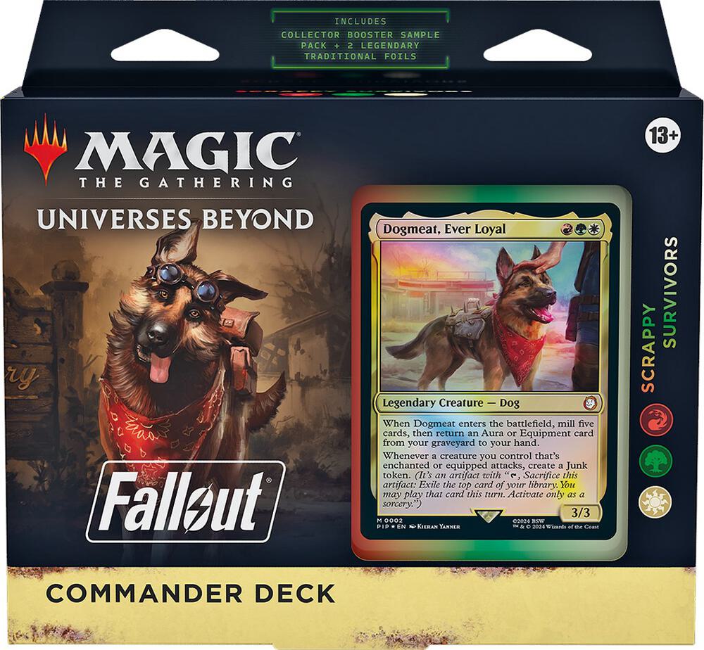 Magic The Gathering Scrappy Survivors Fallout Commander Deck jpeg