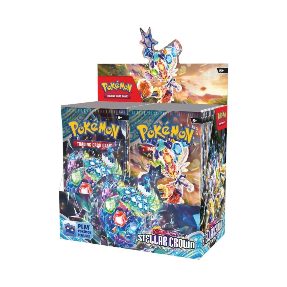 Pokemon Scarlet Violet Stellar Crown Booster Box webp