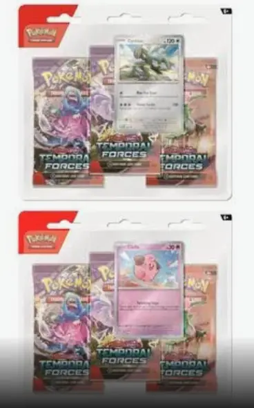 Pokemon Scarlet Violet Temporal Force Three Pack Blister webp