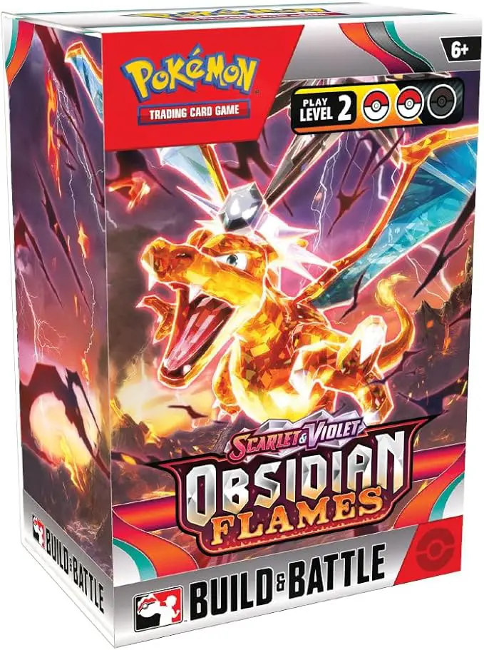 Pokemon Scarlet Violet Trading Card Game Obsidian Flames Build and Battle Box webp