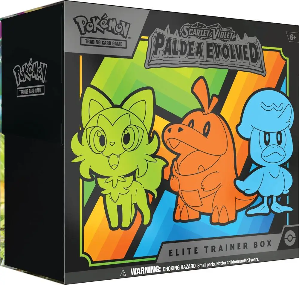 Pokemon Scarlet Violet Trading Card Game Paldea Evolved Elite Trainer Box webp